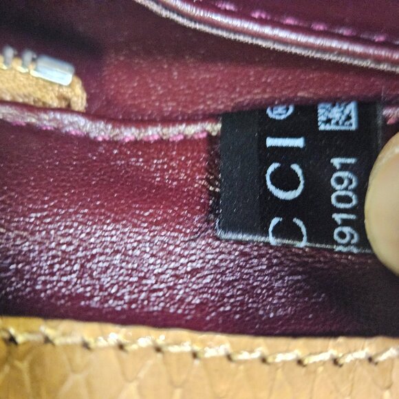 Authentic Rare GUCCI ZUMI IN SNAKE Phyton Skin M Size - Picture 7 of 17